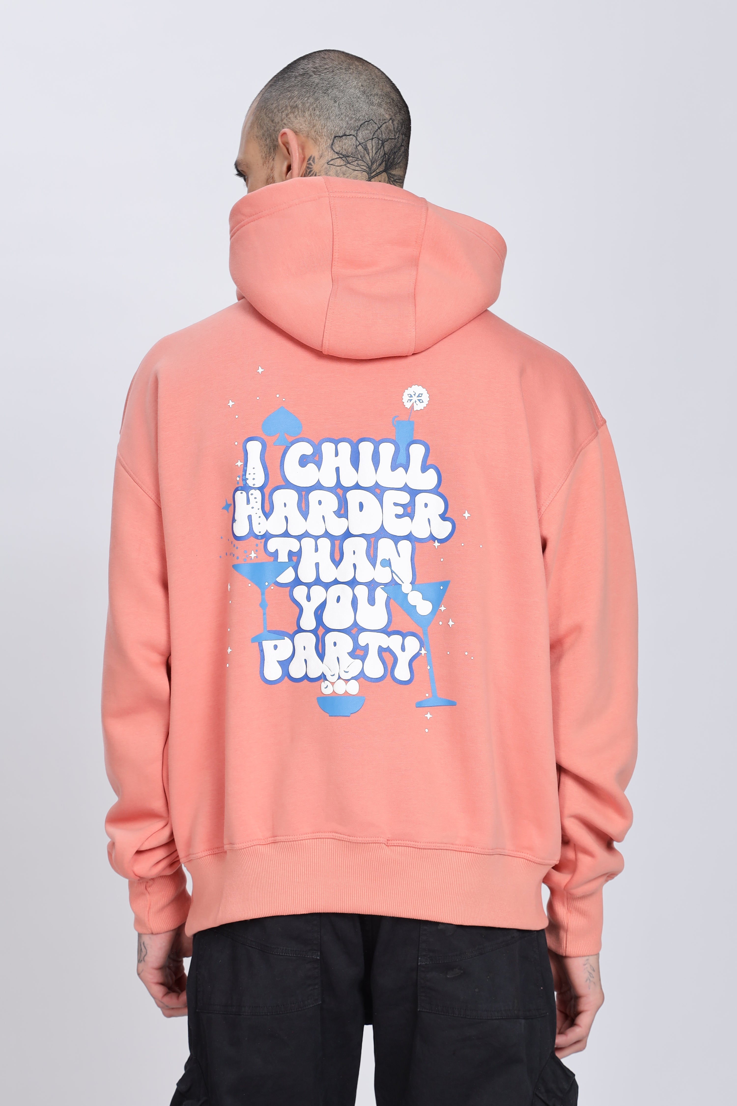 Chill Coral Pink Hoodie