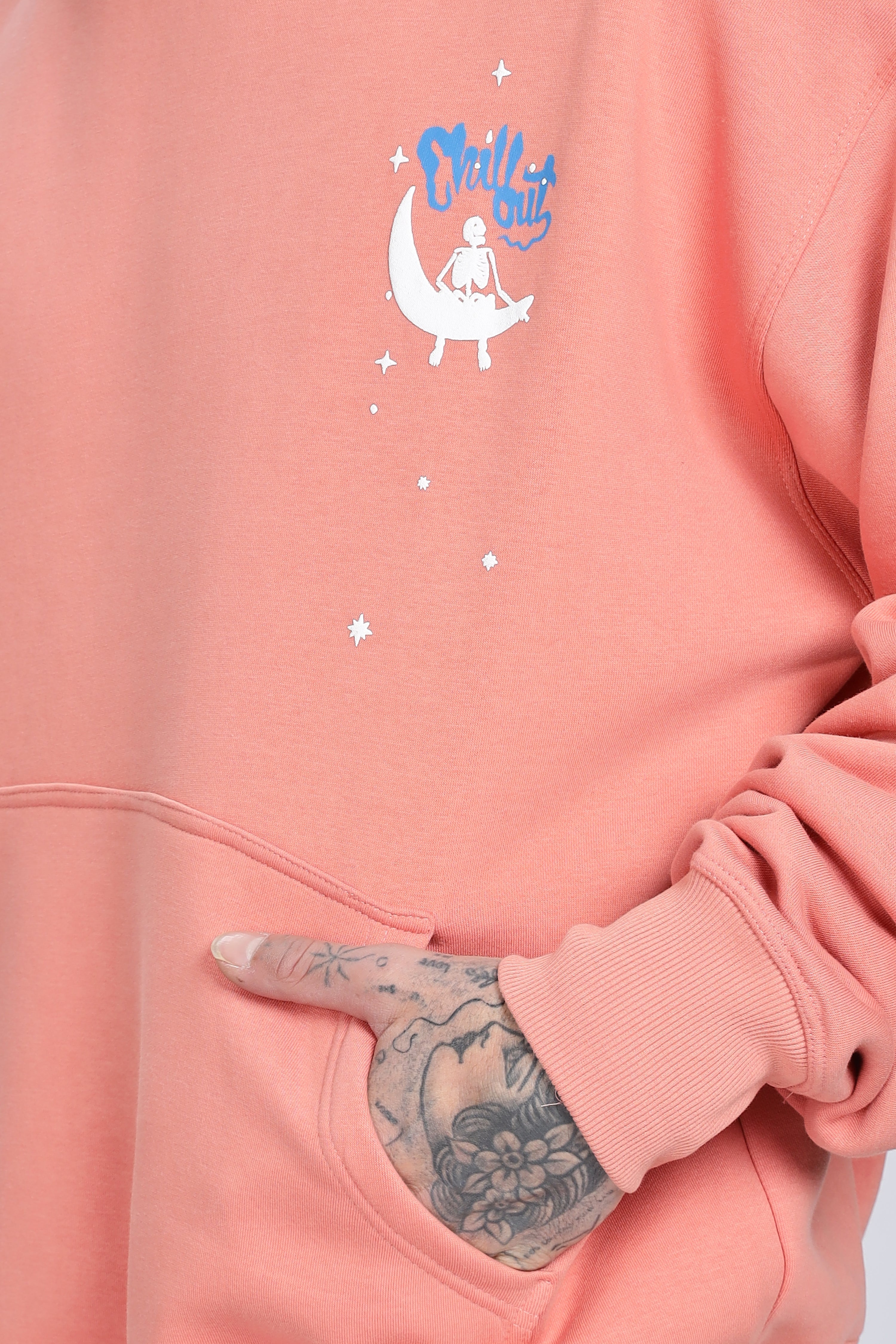 Chill Coral Pink Hoodie