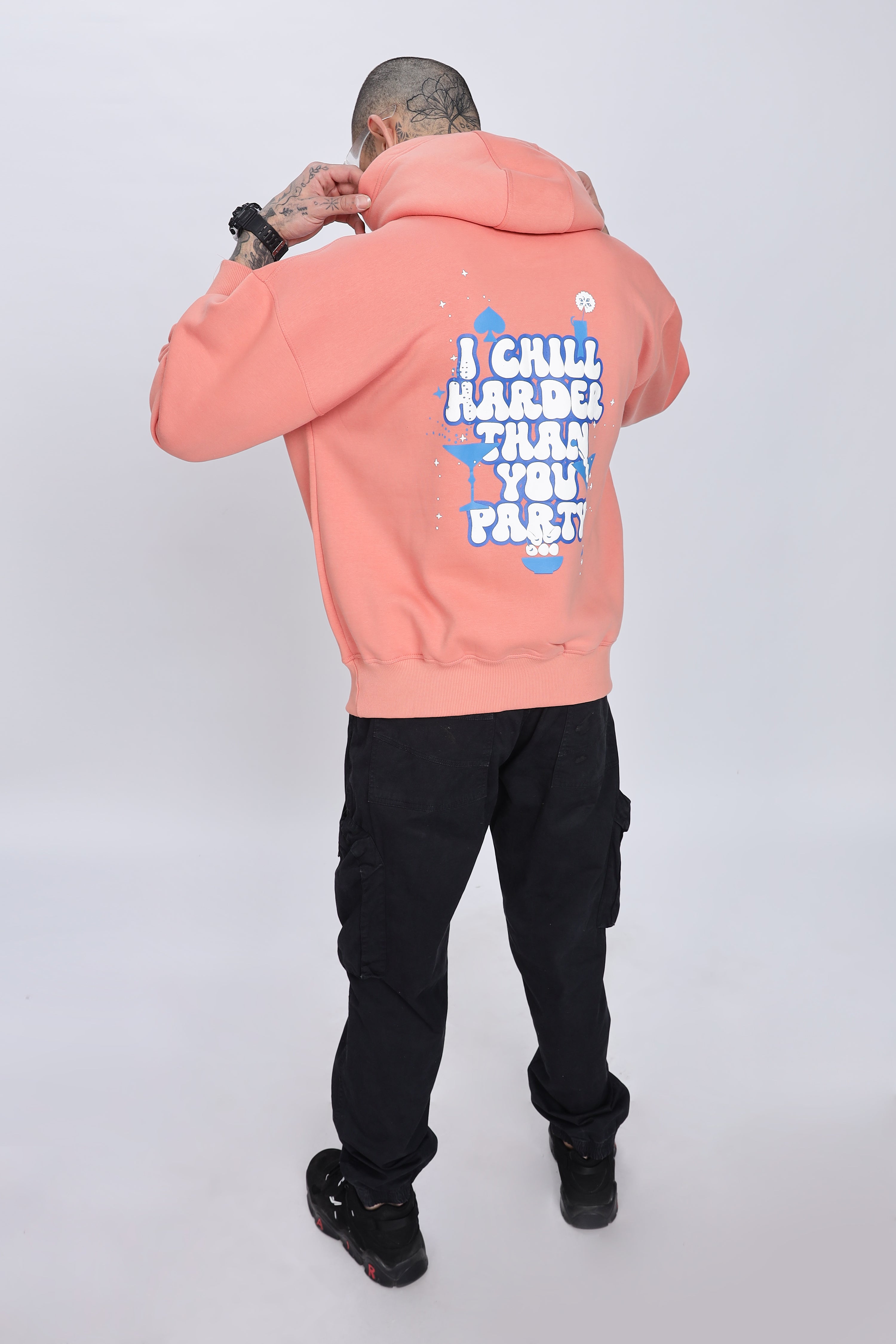 Chill Coral Pink Hoodie