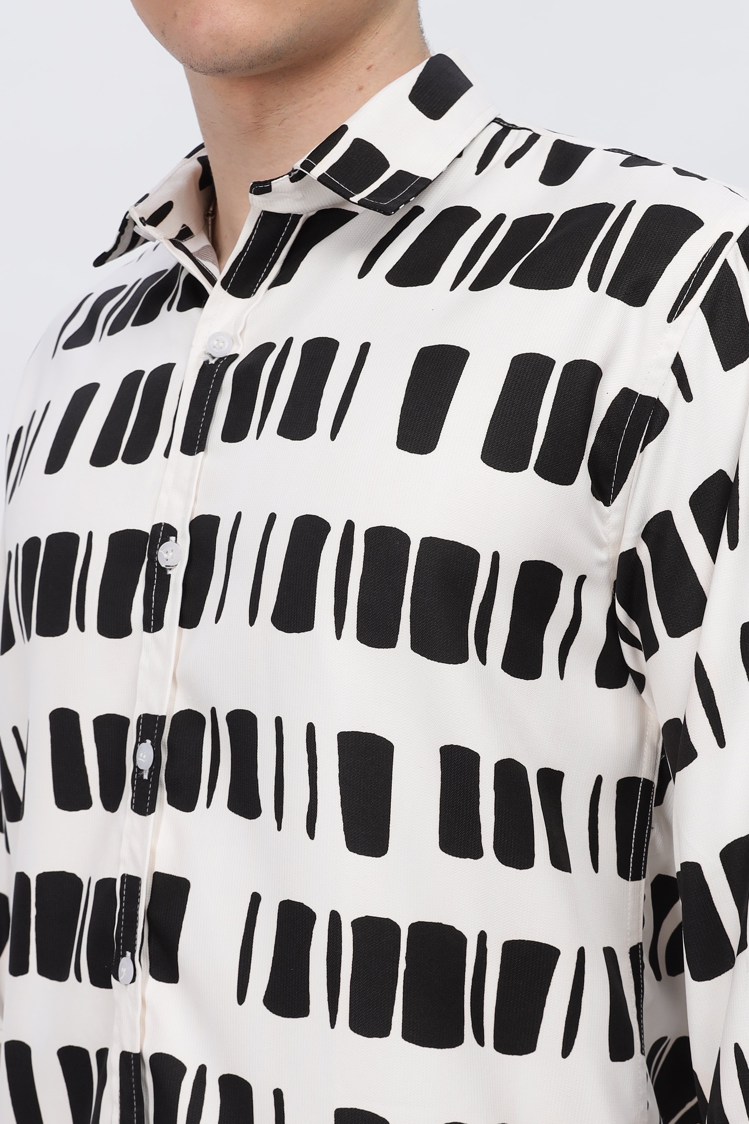 Black Box Abstract Slim Fit Shirt