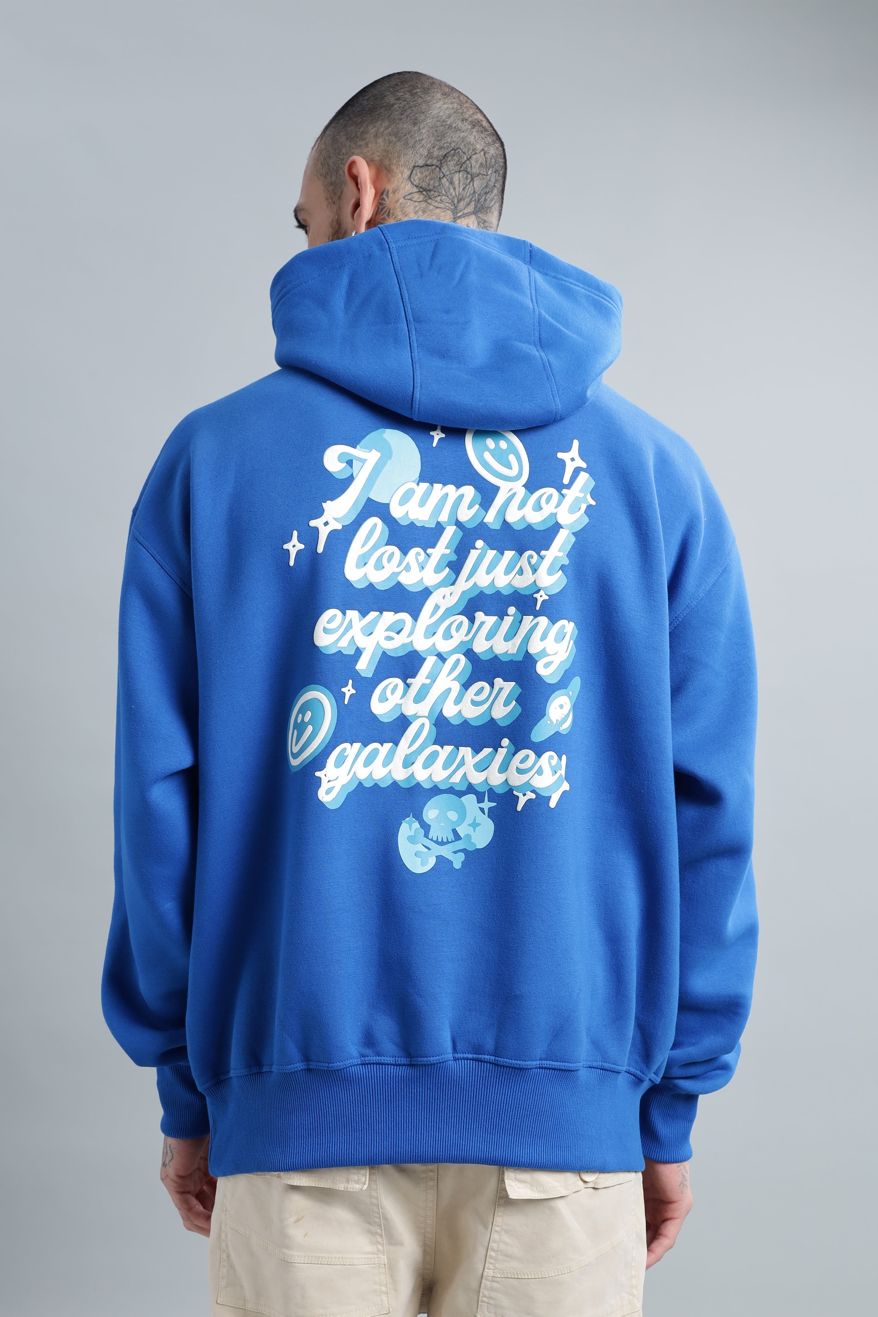 Space time Blue Hoodie