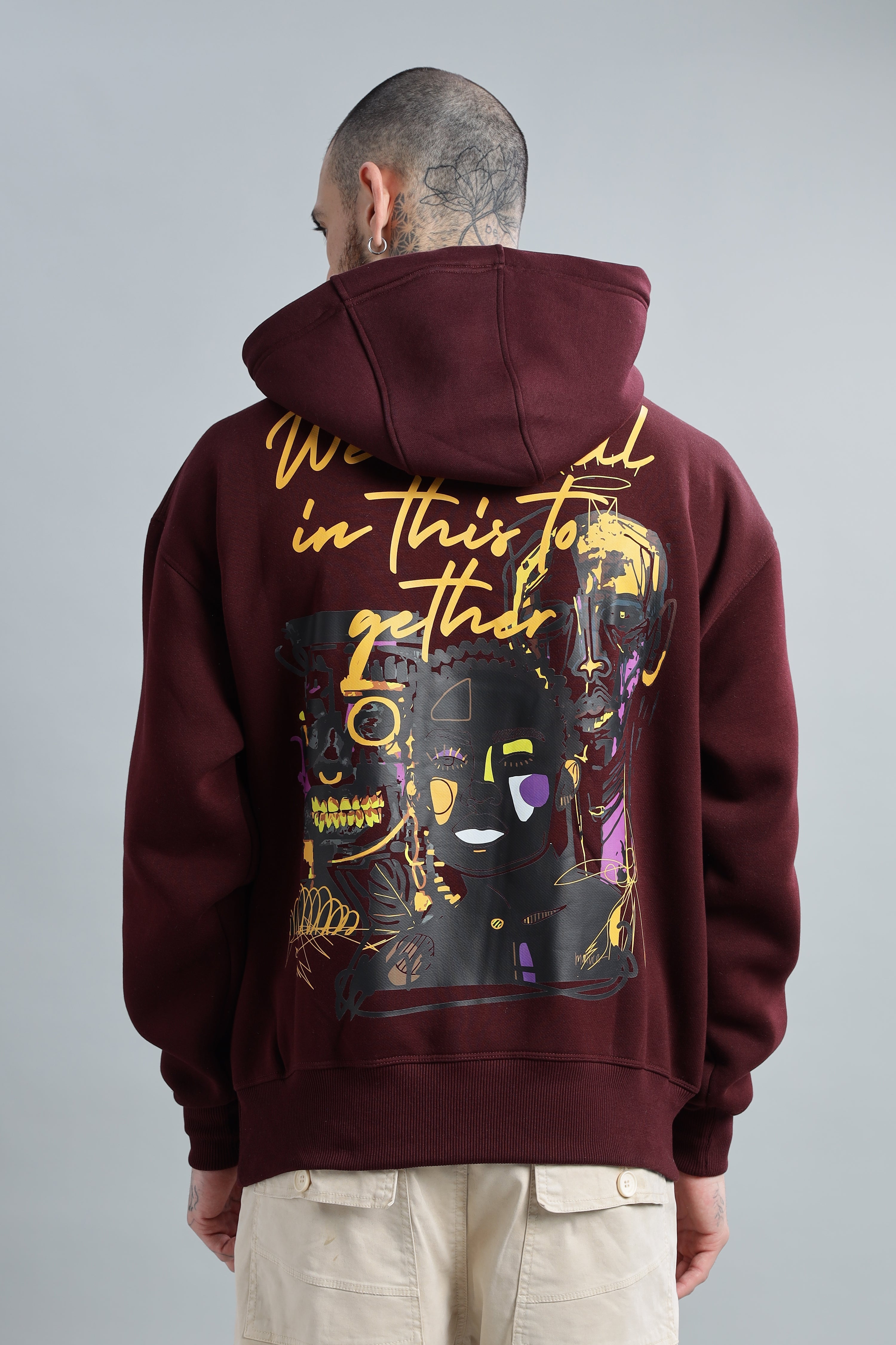 Diversity Maroon Hoodie