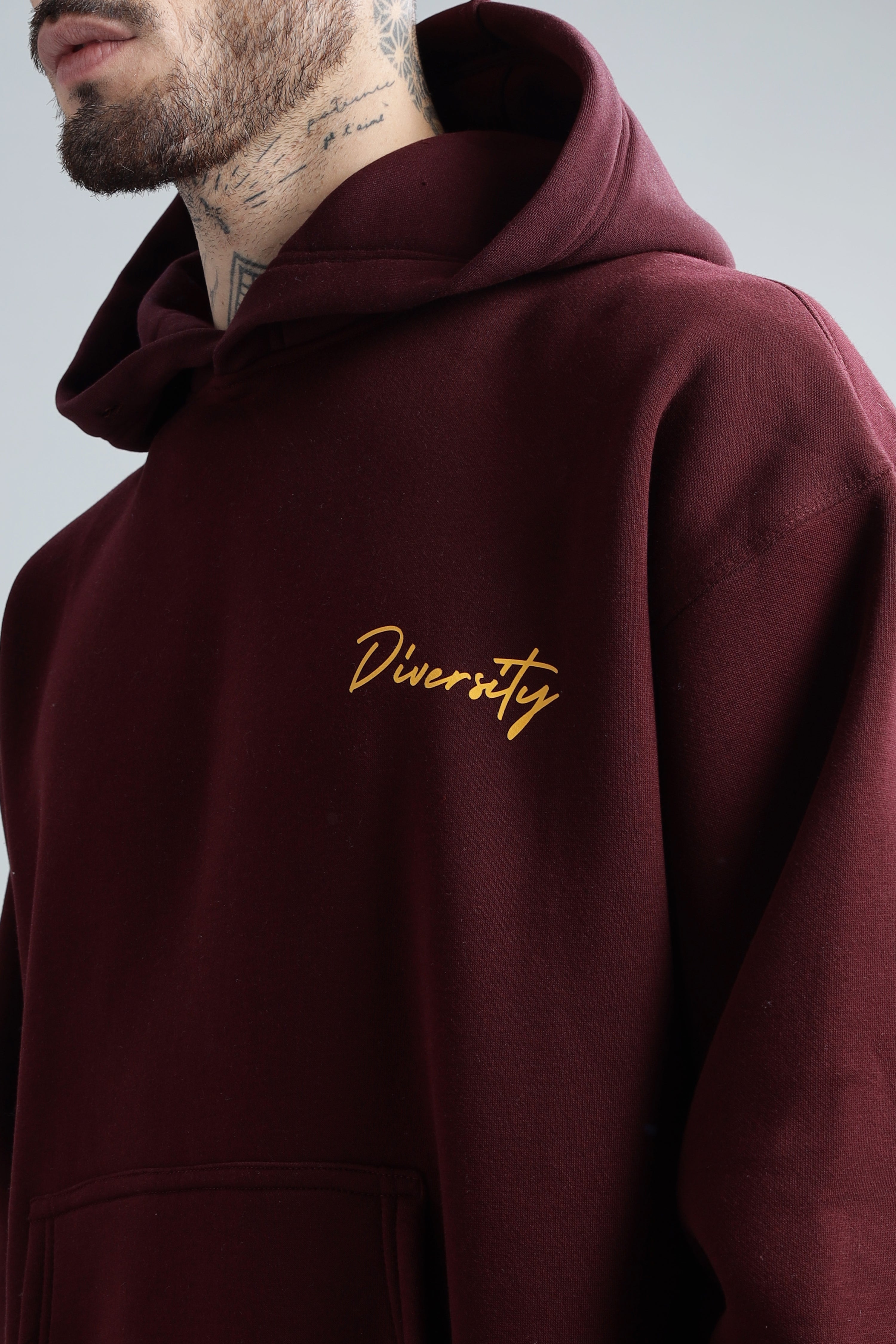 Diversity Maroon Hoodie