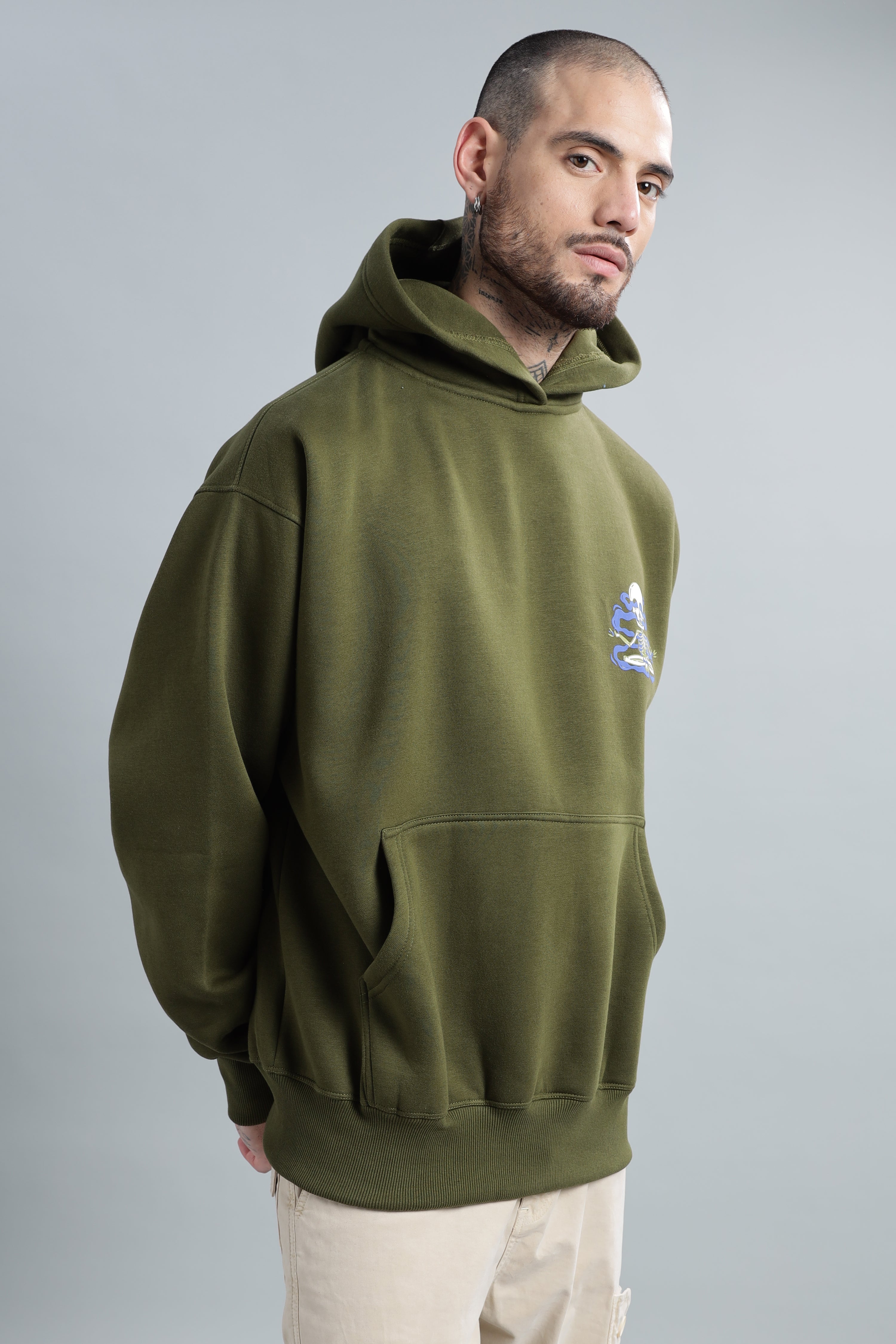 Dope Olive Green Hoodie