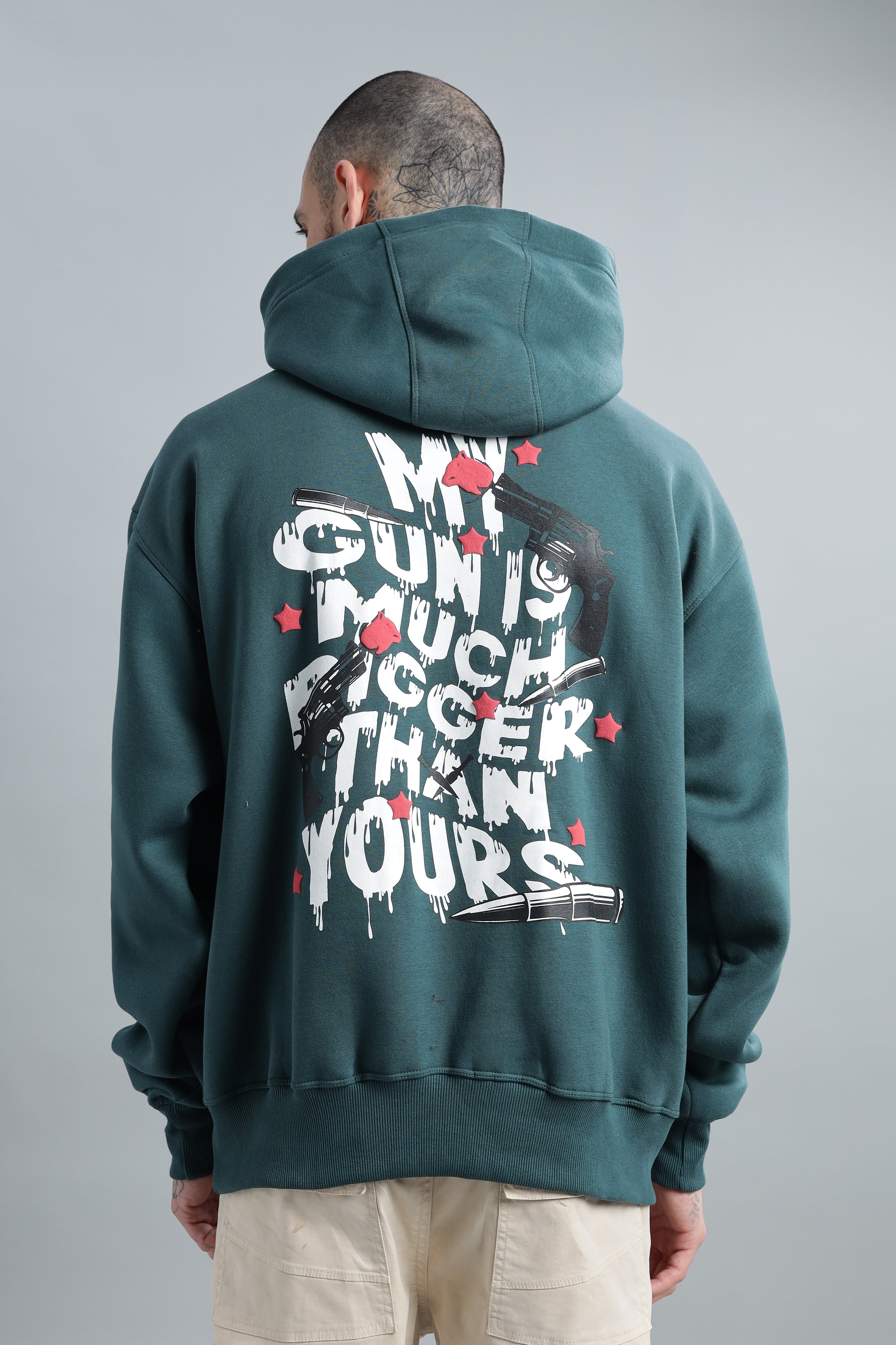 Guns & Roses Dark Teal Hoodie