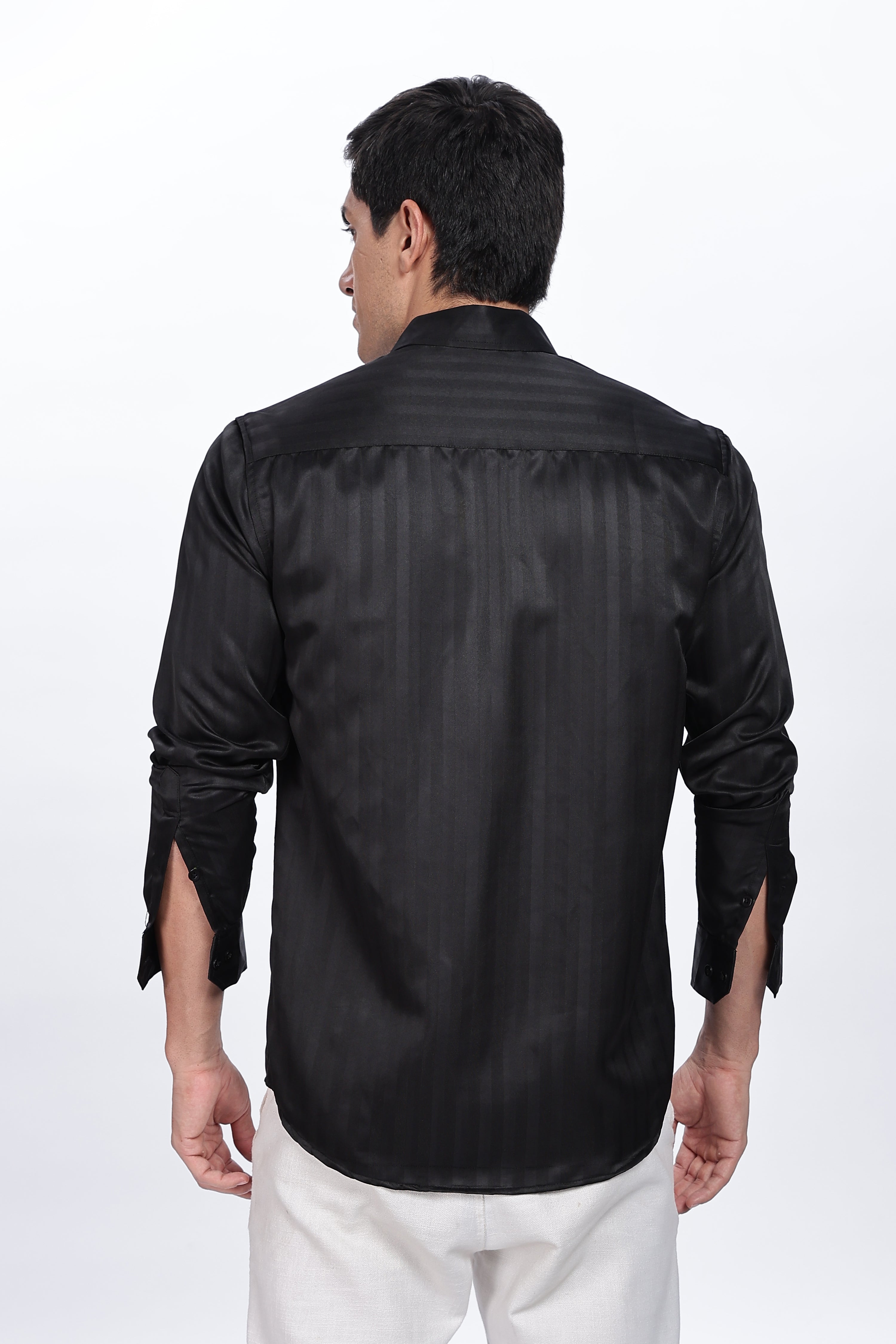 Lavish Black Stripes Shirt
