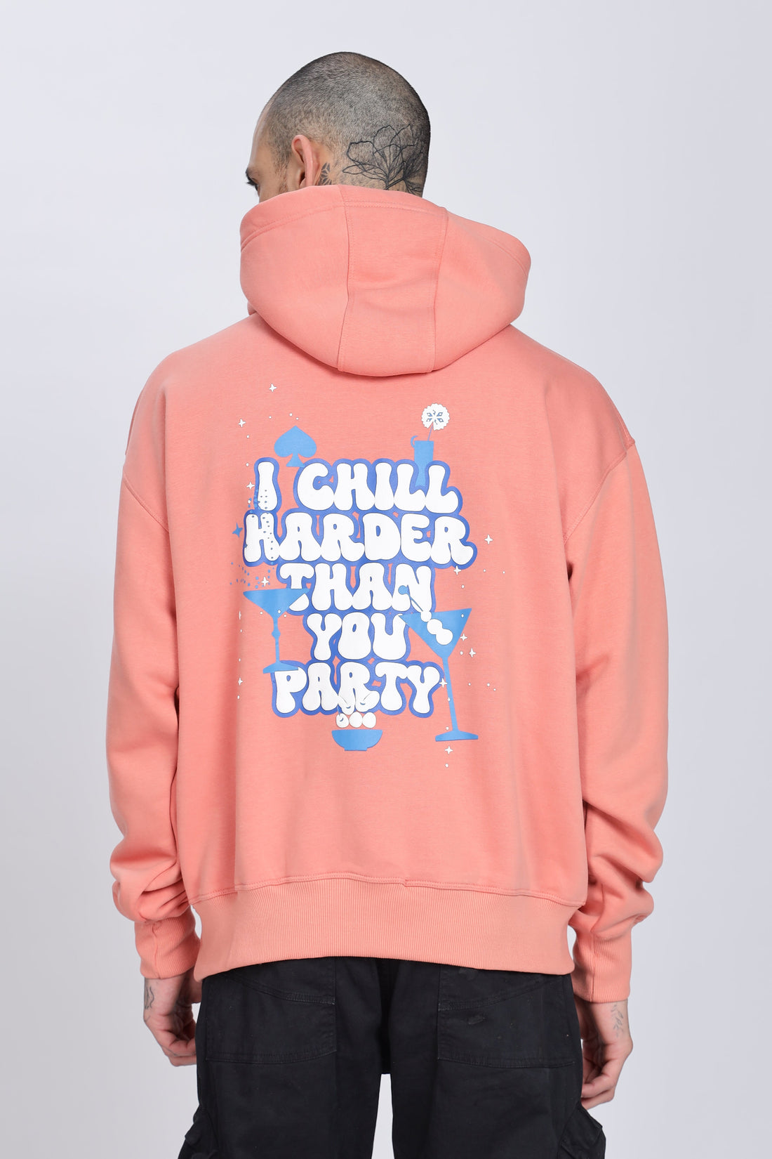 Chill Coral Pink Hoodie