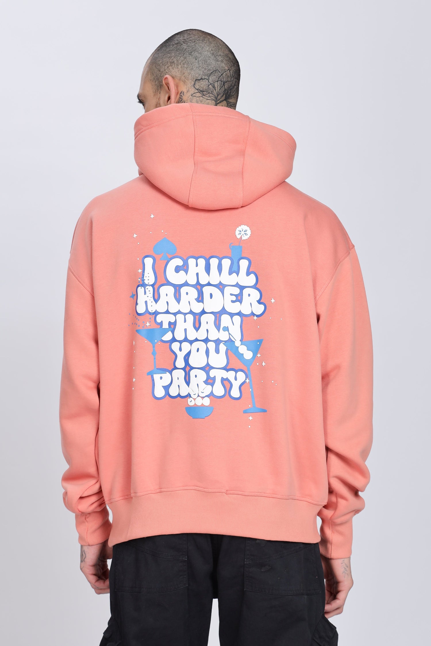 Chill Coral Pink Hoodie