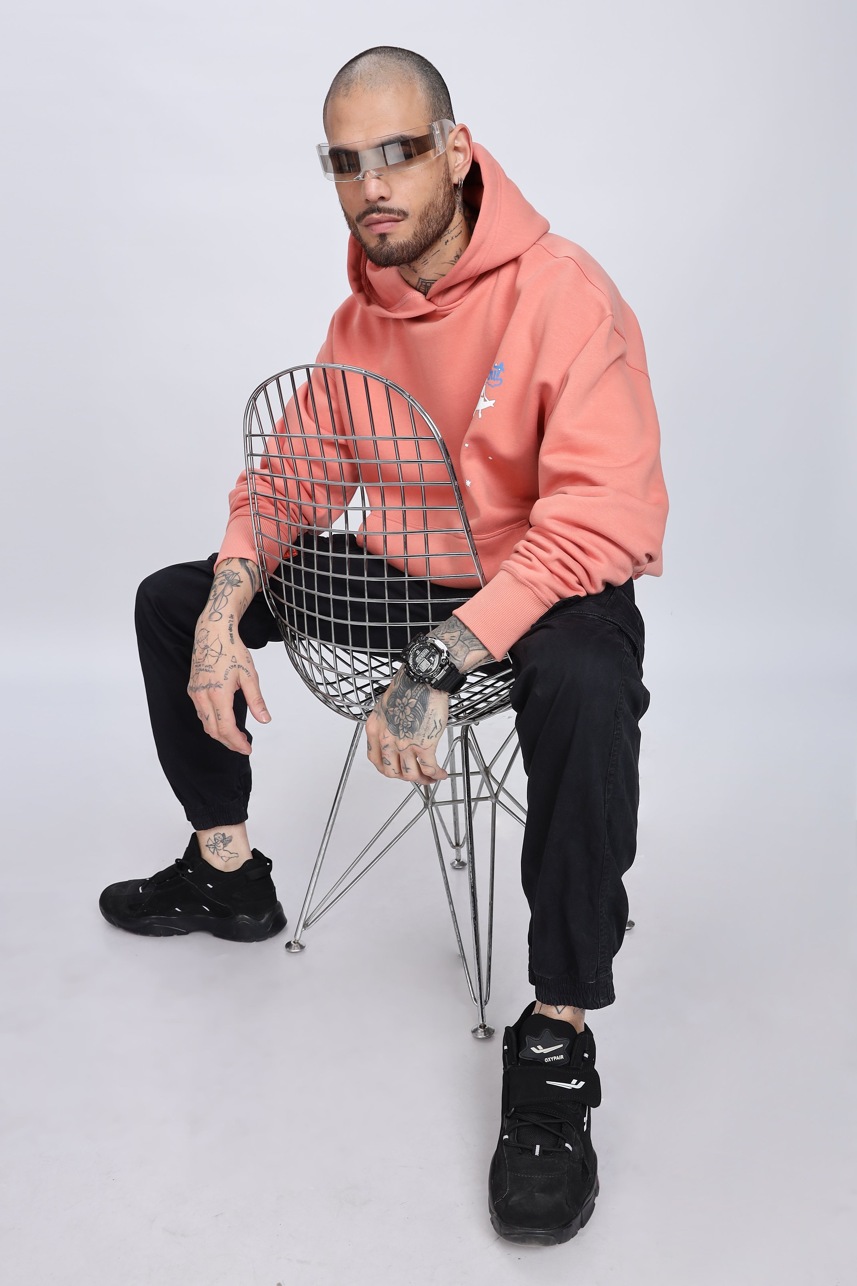 Chill Coral Pink Hoodie