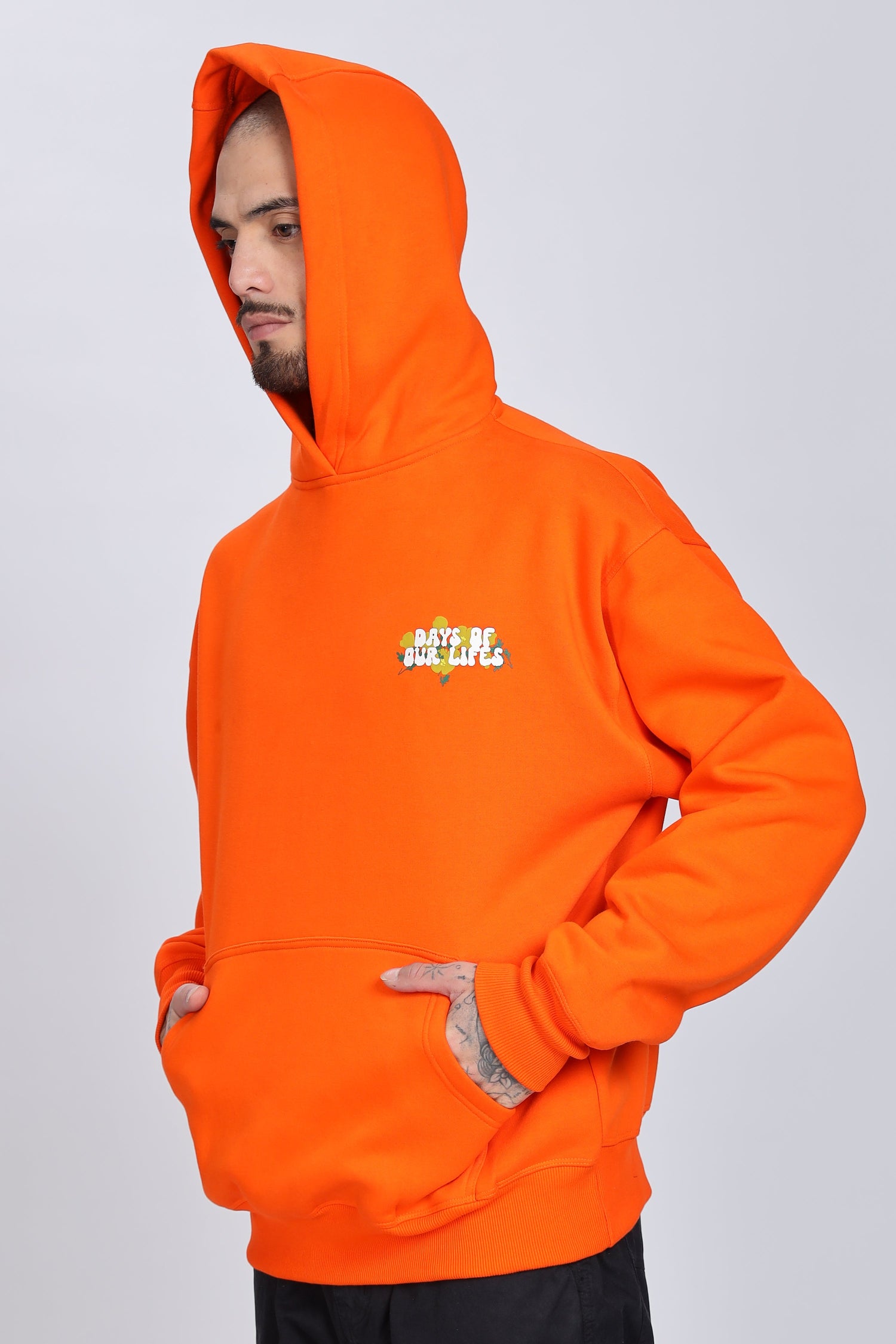 Day Life Orange Hoodie