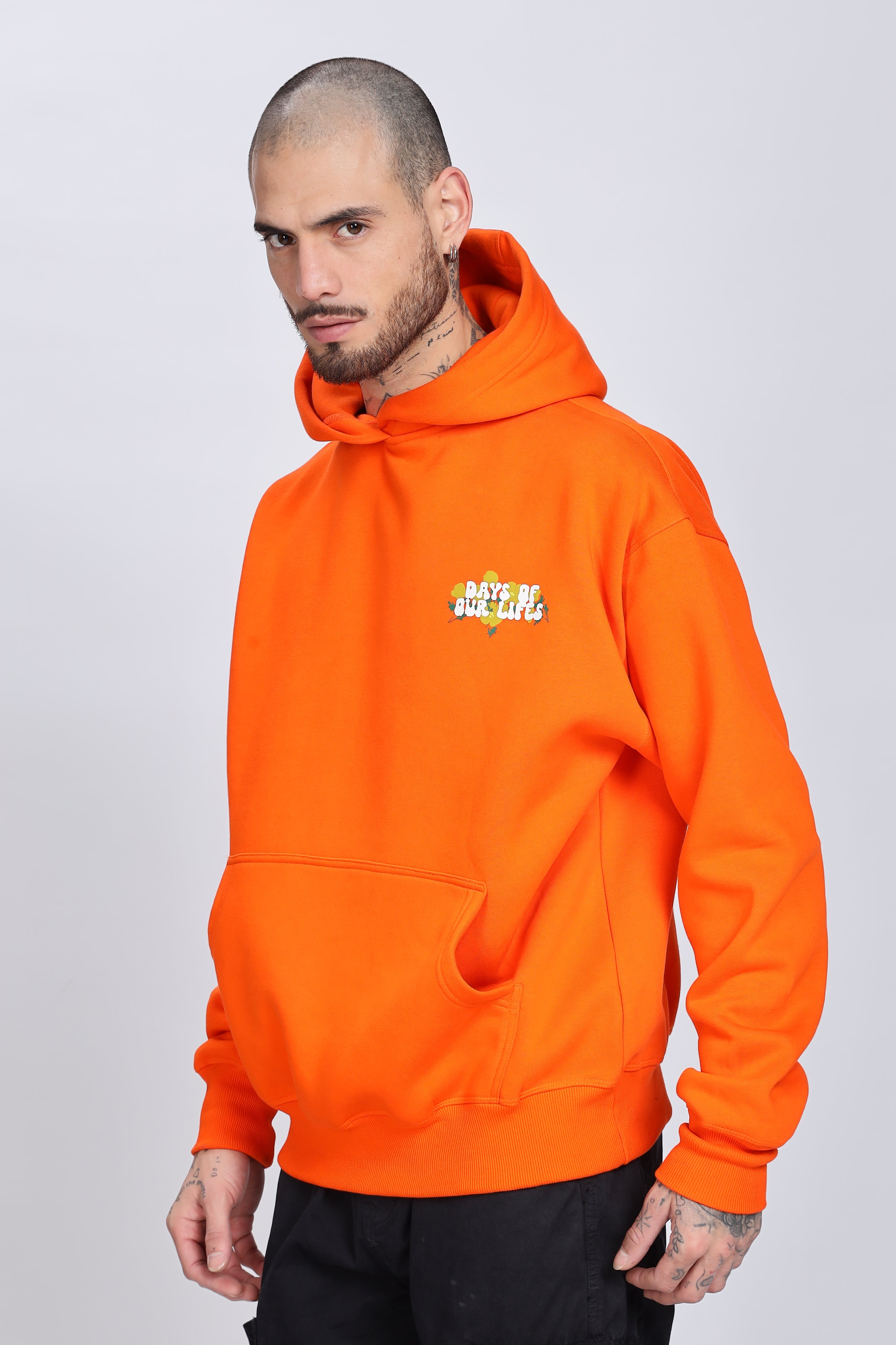 Day Life Orange Hoodie