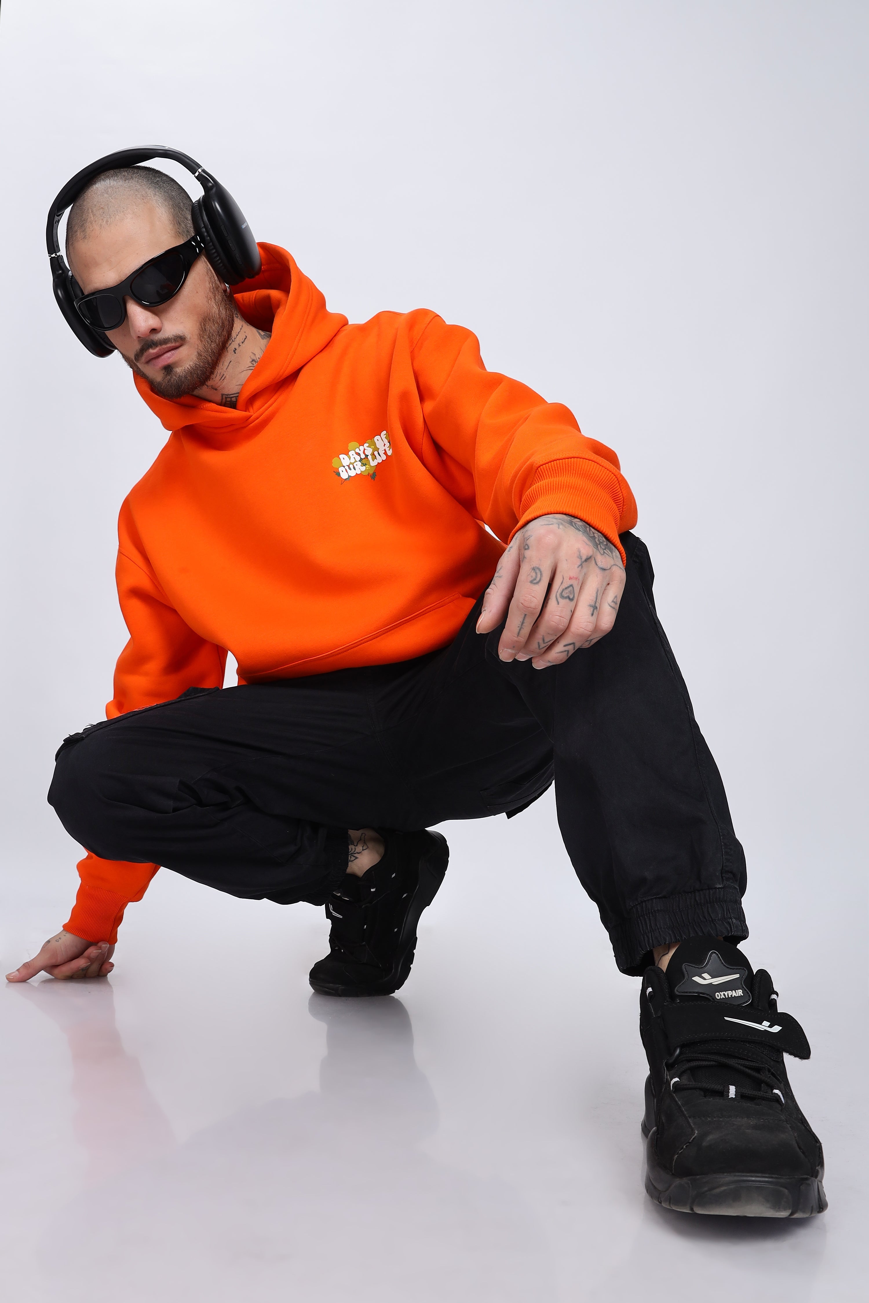 Day Life Orange Hoodie