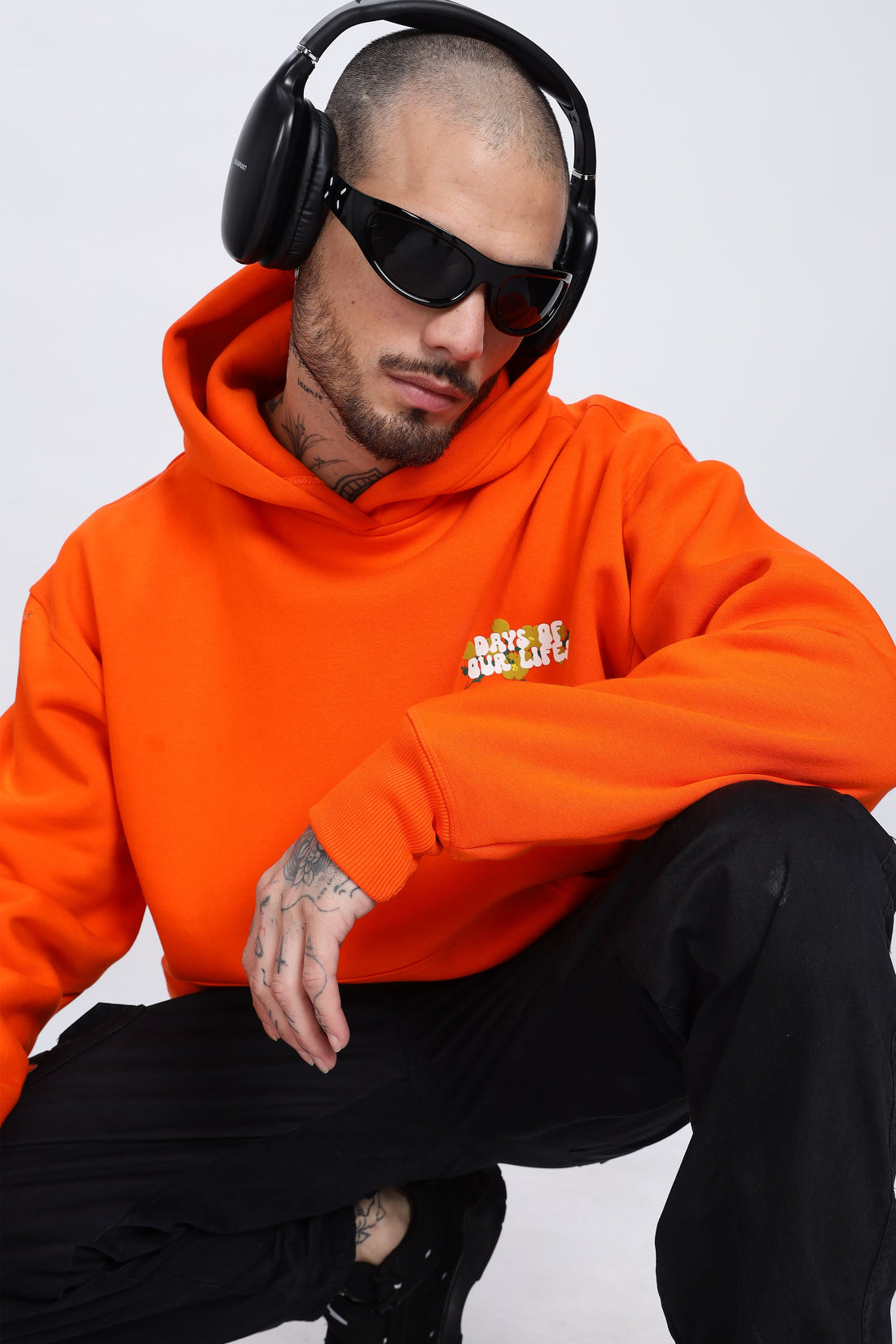 Day Life Orange Hoodie