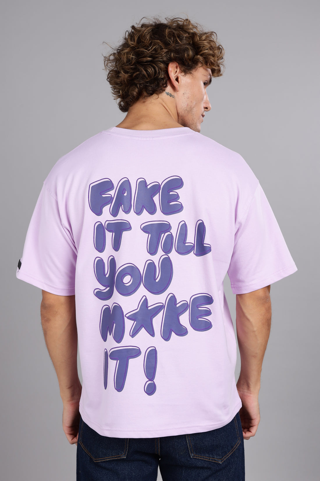 Fake Make Oversized Tee