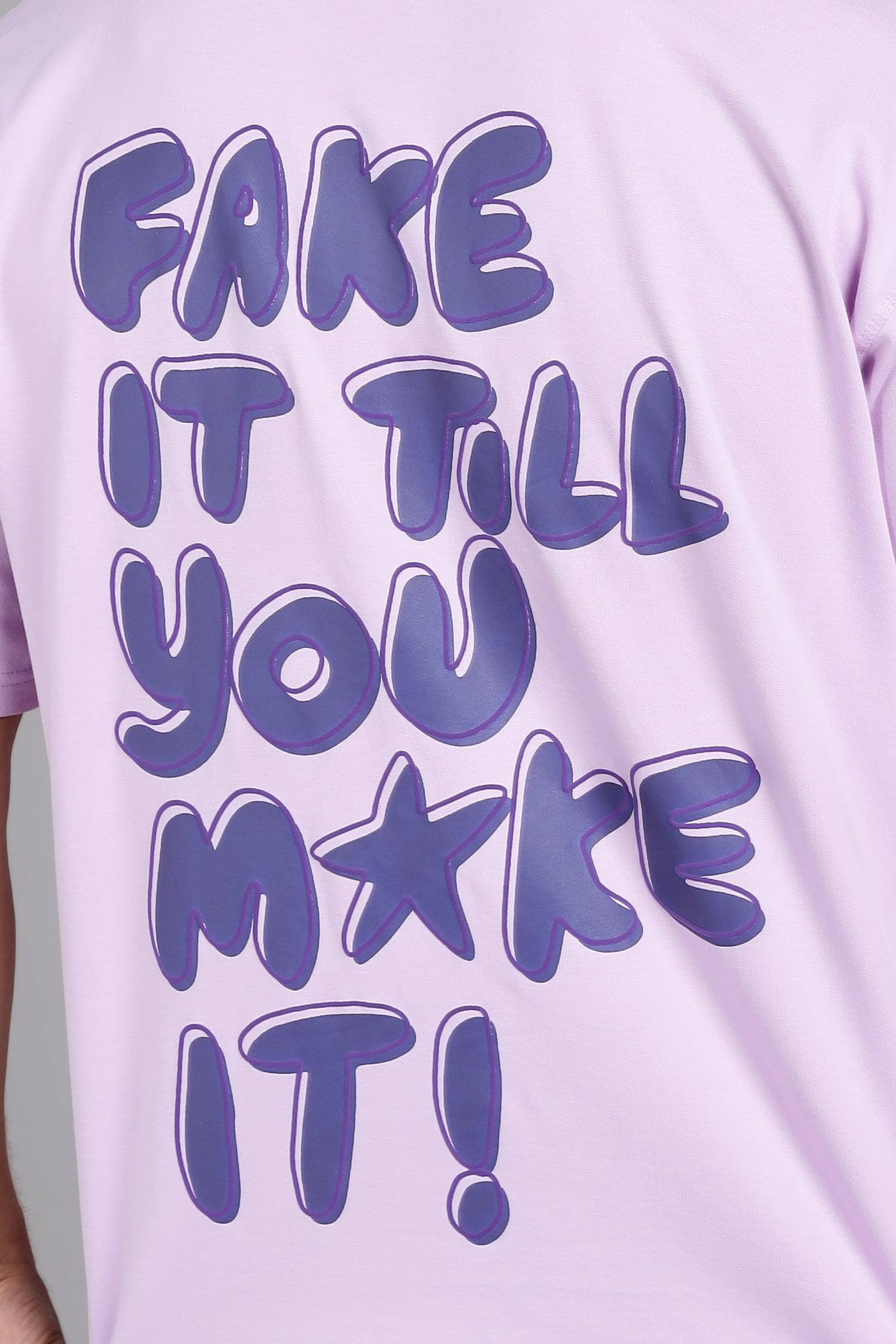 Fake Make Oversized Tee