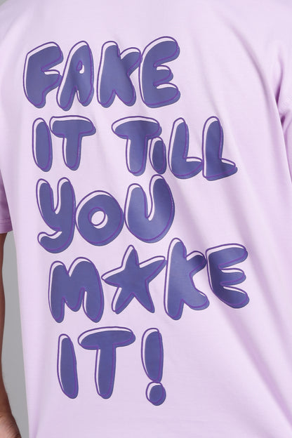 Fake Make Oversized Tee