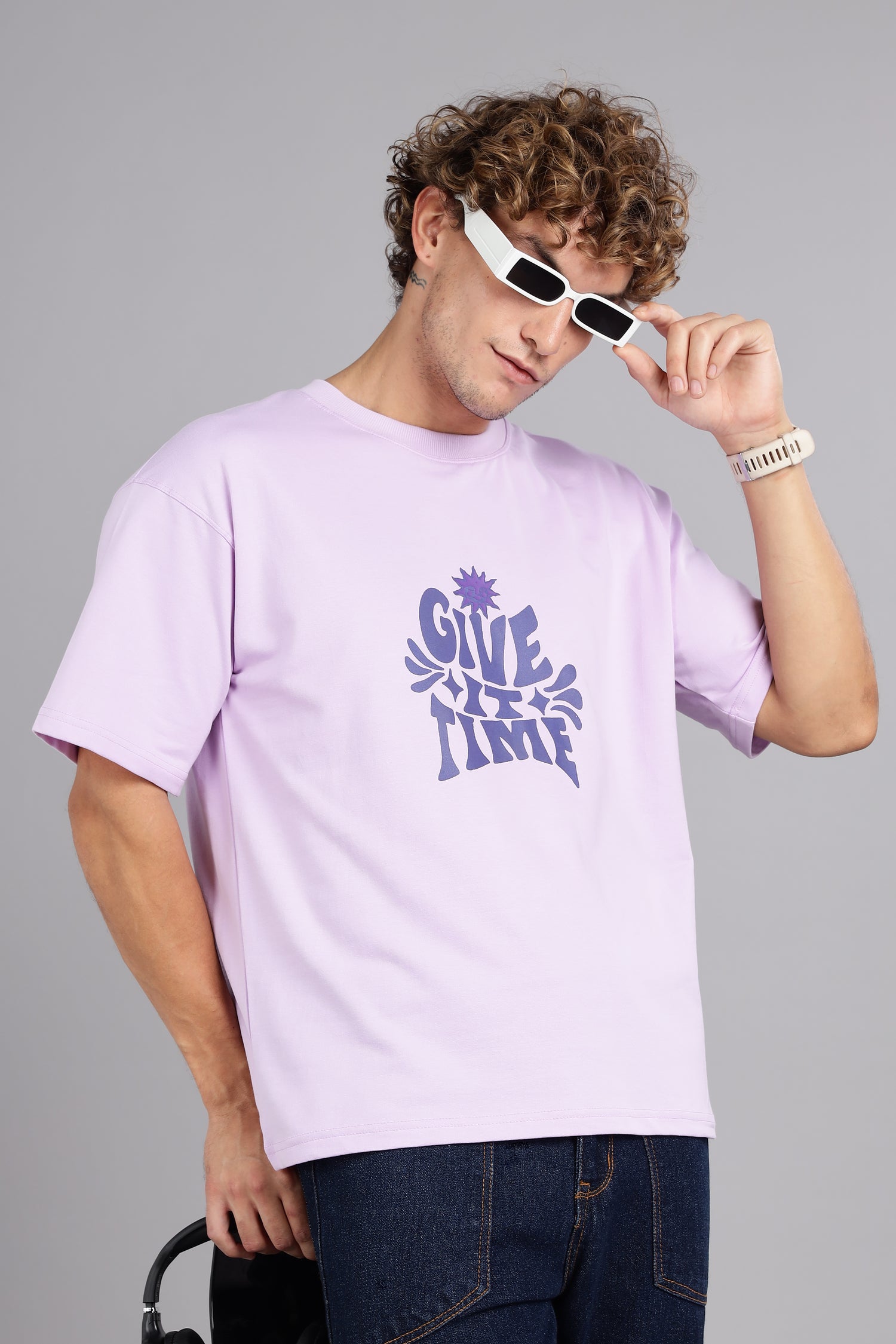 Fake Make Oversized Tee