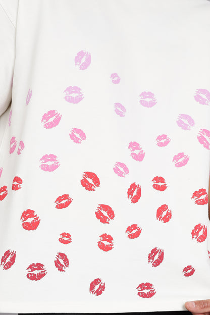 Ruby Lips Oversized Tee