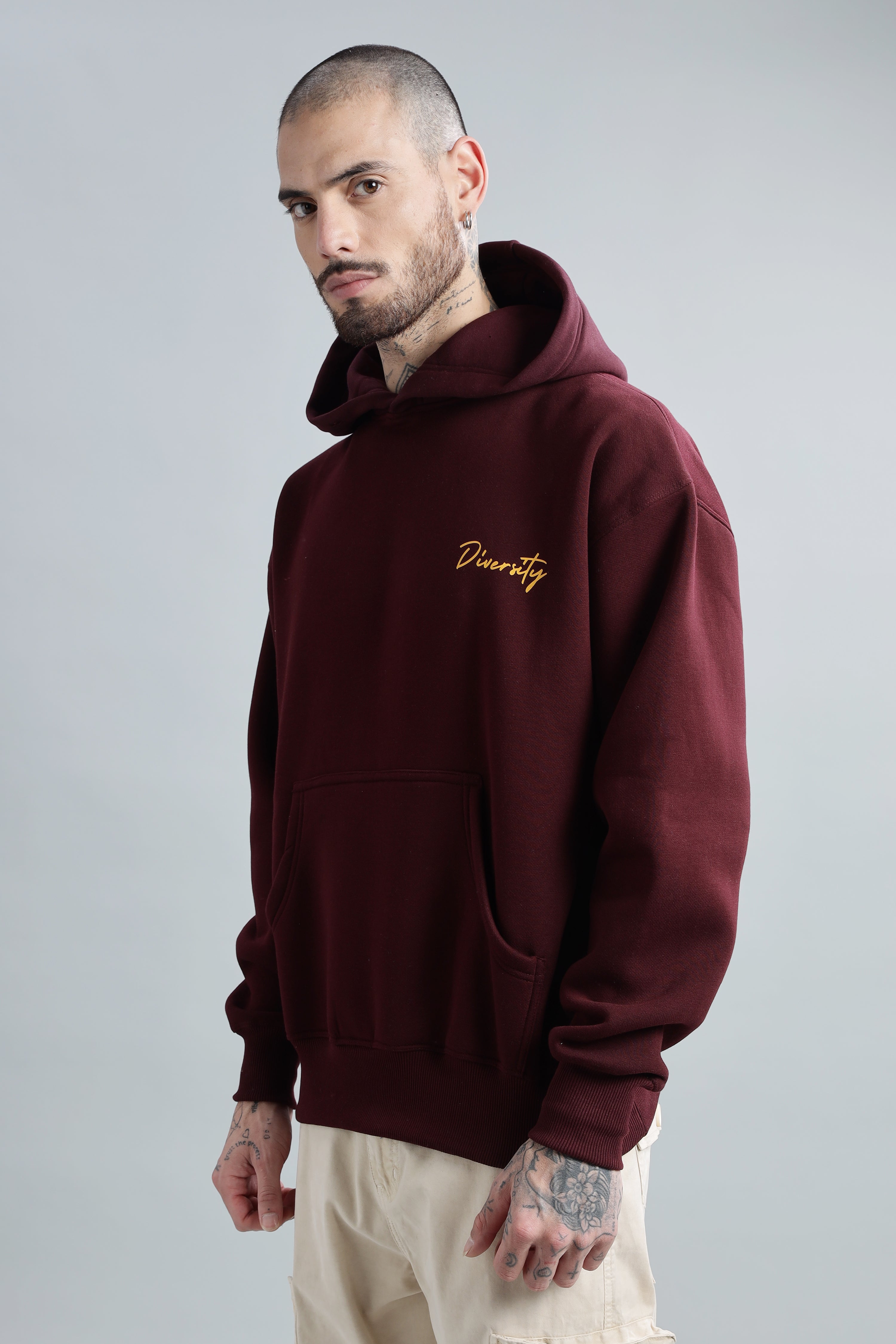 Diversity Maroon Hoodie