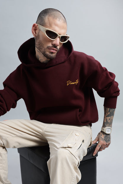 Diversity Maroon Hoodie