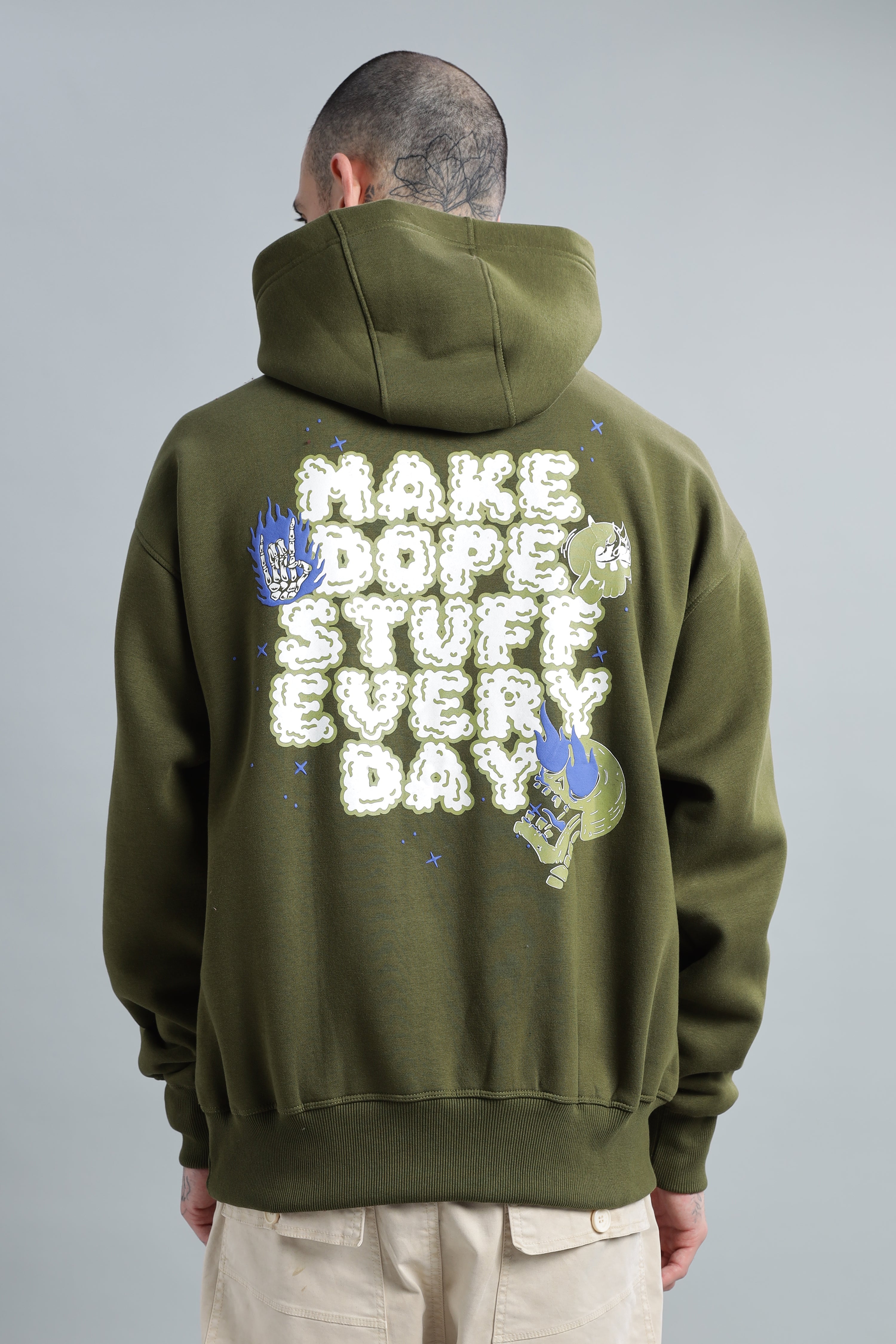 Dope Olive Green Hoodie