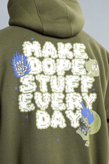 Dope Olive Green Hoodie