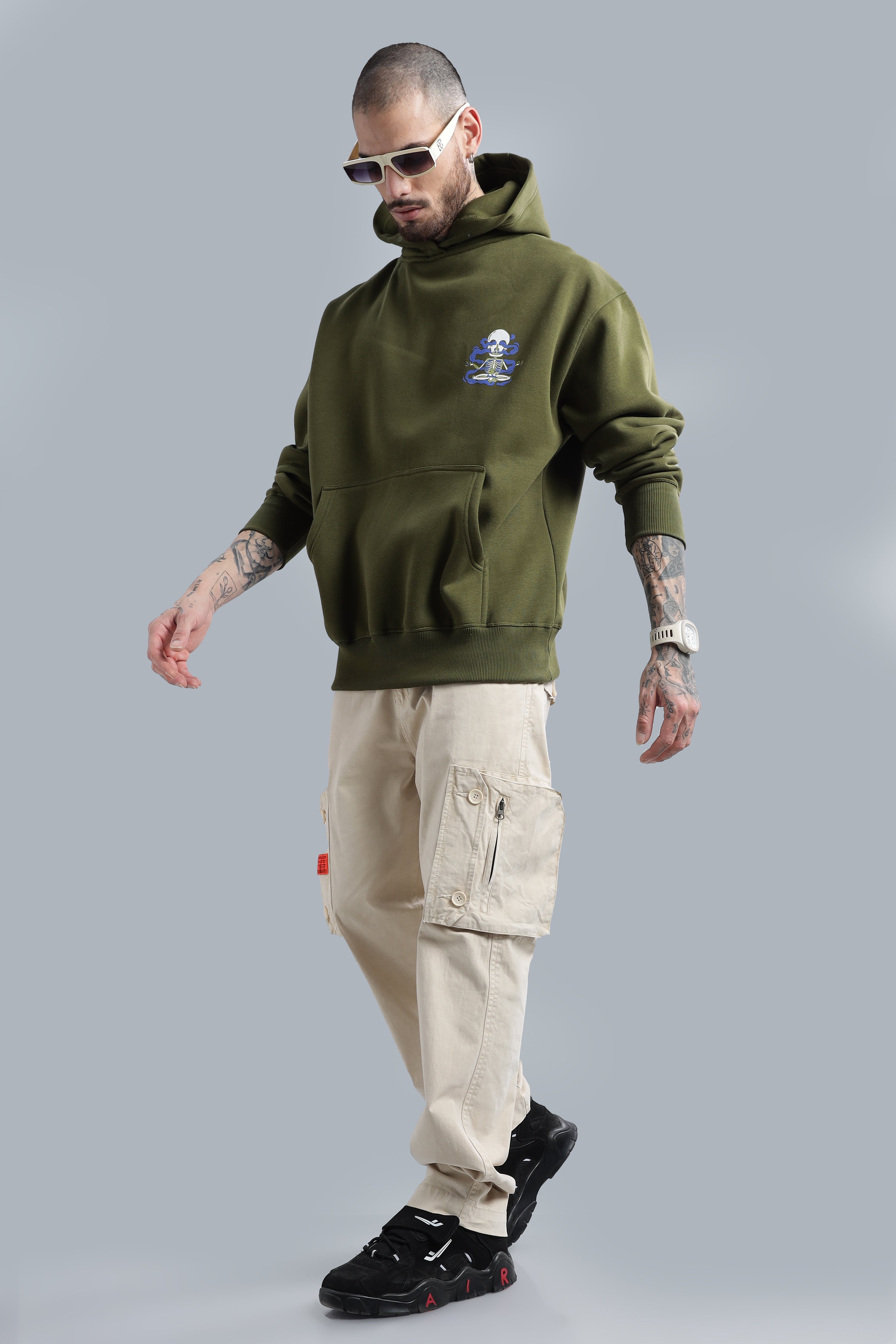 Dope Olive Green Hoodie