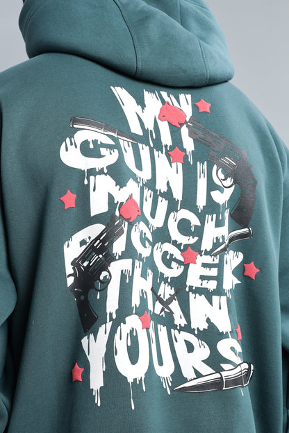 Guns &amp; Roses Dark Teal Hoodie