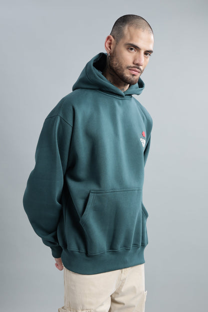 Guns &amp; Roses Dark Teal Hoodie