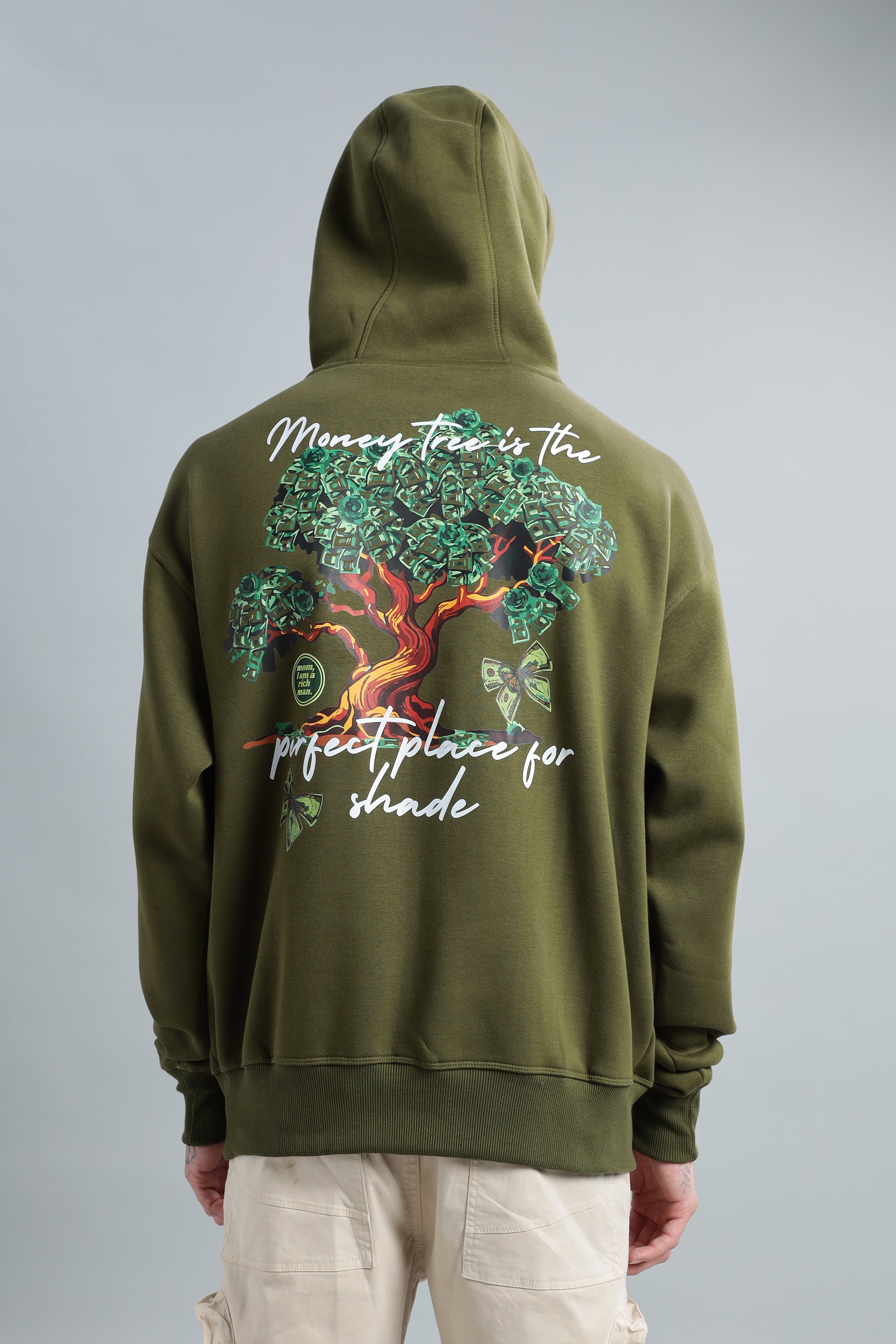 Money Olive Green Hoodie