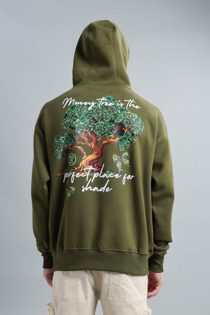 Money Olive Green Hoodie
