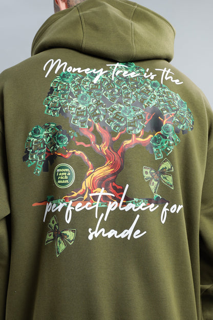 Money Olive Green Hoodie