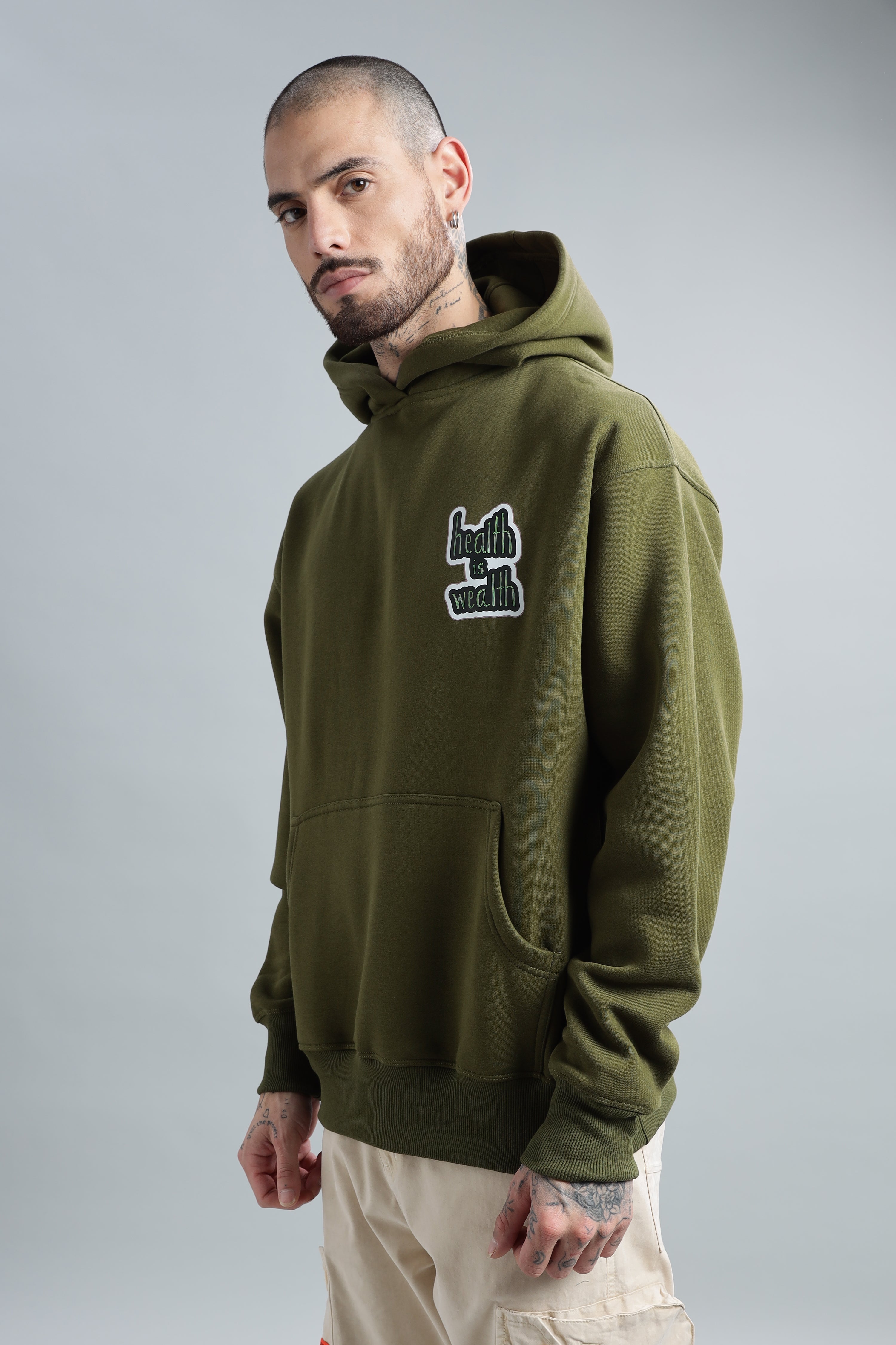 Money Olive Green Hoodie