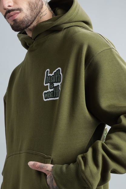 Money Olive Green Hoodie