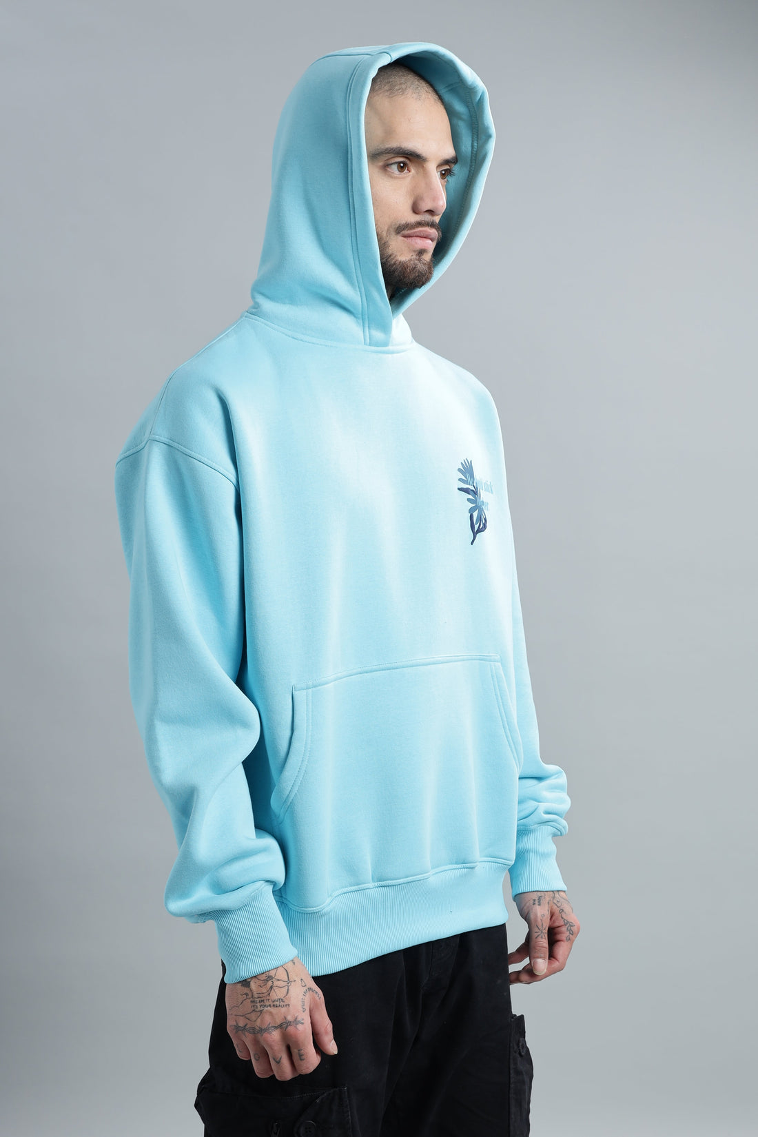 Birds Of Feather Light Blue Hoodie