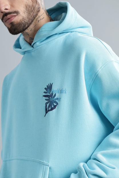Birds Of Feather Light Blue Hoodie