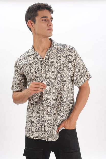 Lattice beige pattern