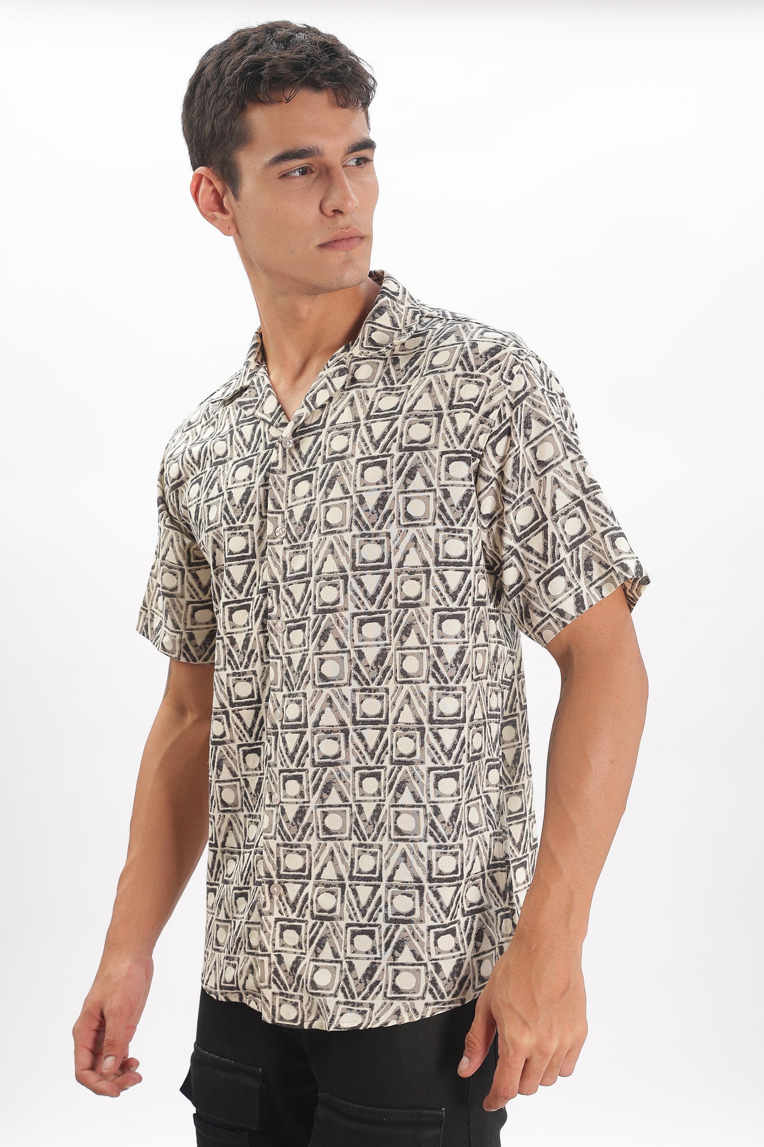 Lattice beige pattern