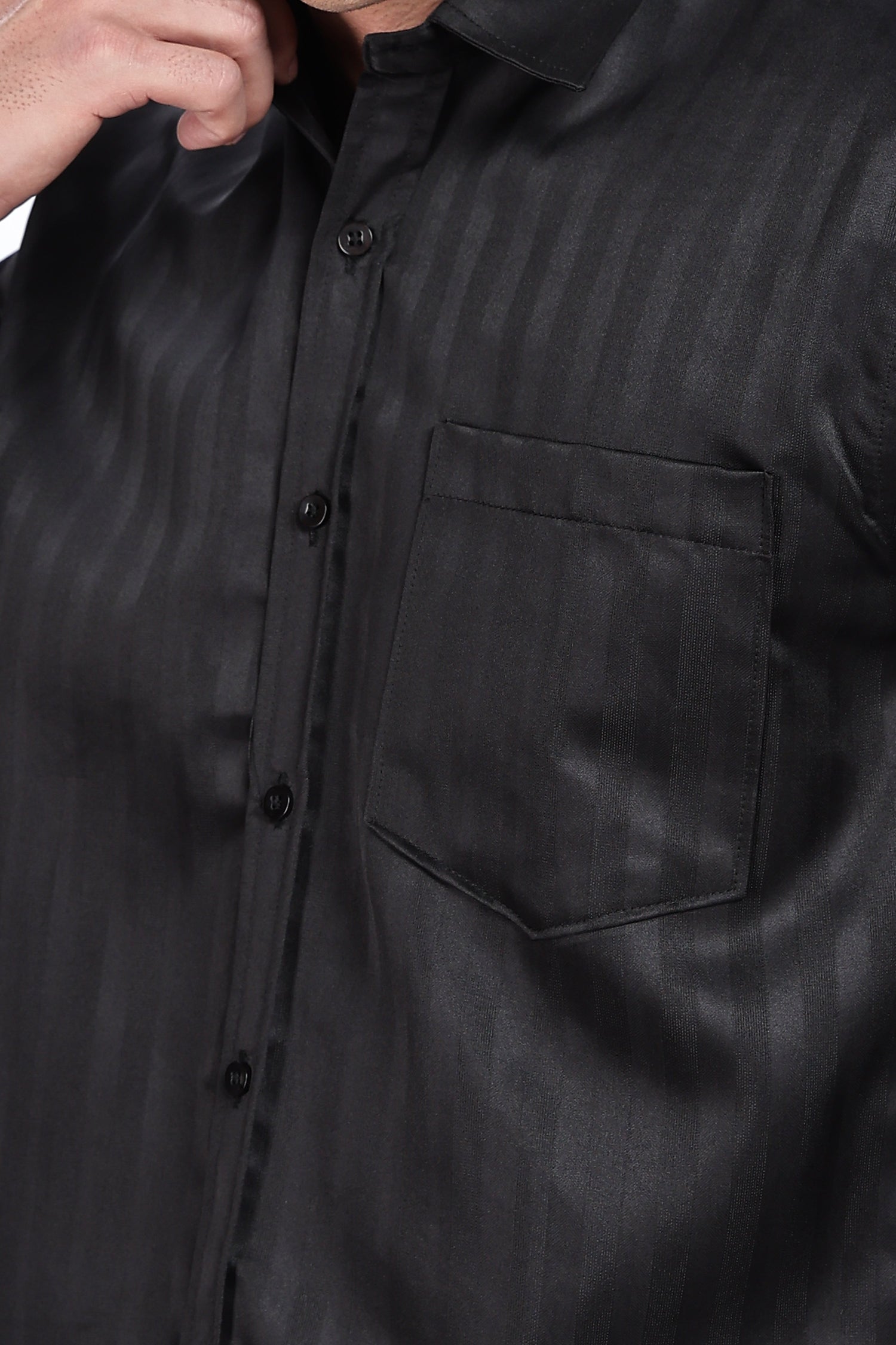 Lavish Black Stripes Shirt